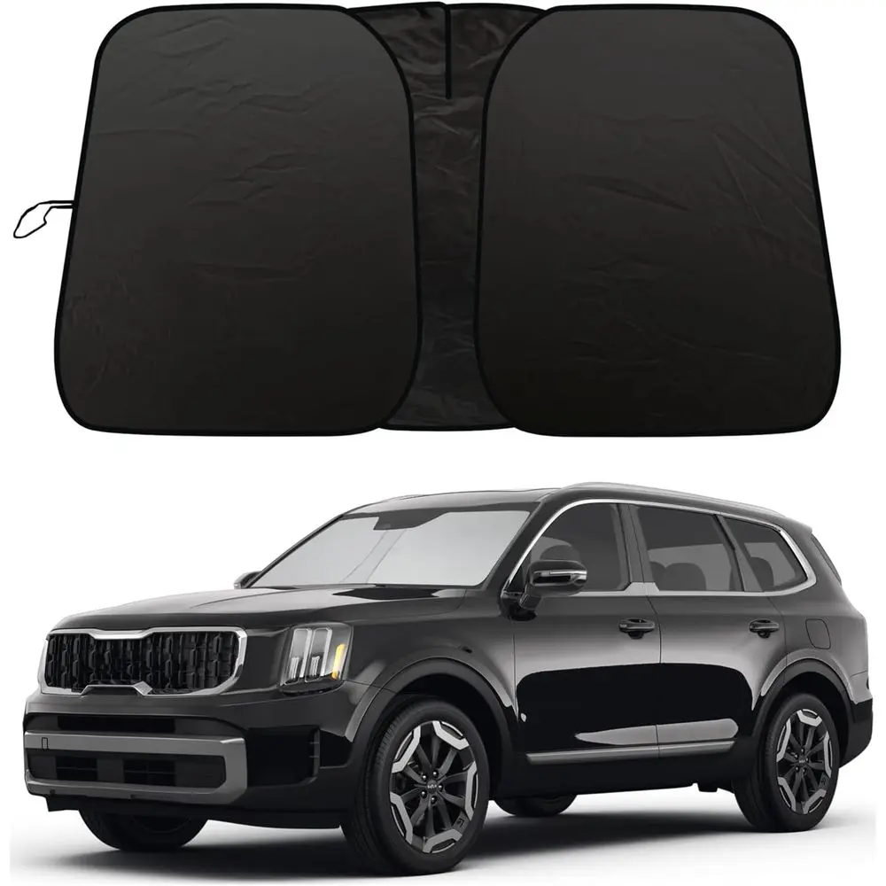 

Солнцезащитный экран на лобовое стекло для Kia Telluride 2020-2023, 2024, 2025, складной, для защиты от УФ-лучей