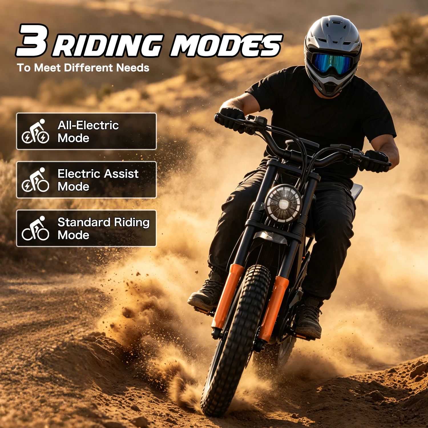 ASKGO, 20-дюймовый электрическ – обзор и цена Motorcycle Gear Full Set