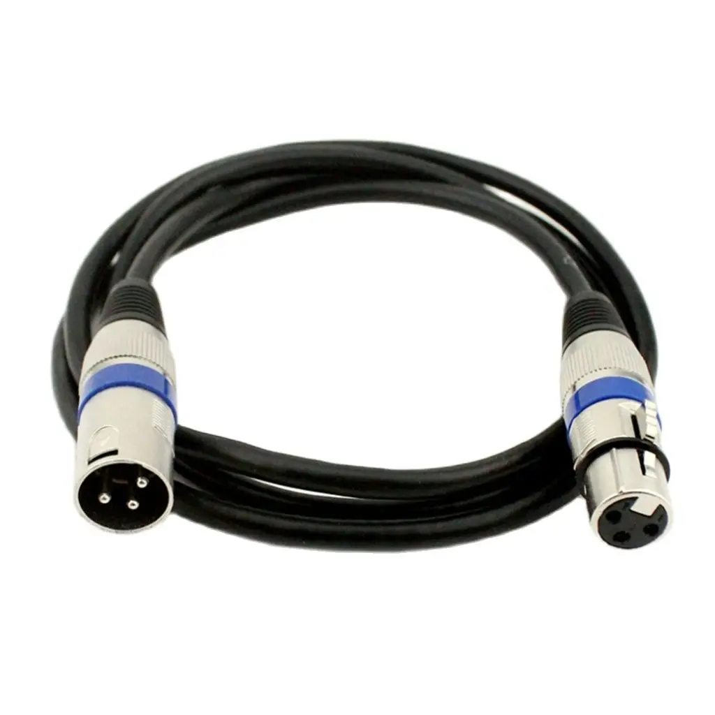 XLR Cable Microphone Lead Male To Female Line Stereo Audio Adapter Plugs BU Cable Cord 0.3M 8M 1M 30M Audio Adapter Plugs BU