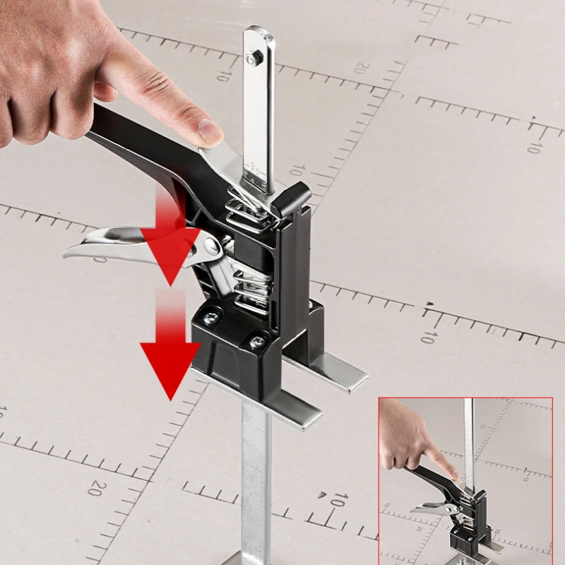 Imagem -05 - Multifuncional Labor-saving Lifting Tool Jack Elevador Telha Altura Ajustador Mão Porta Painel Móveis