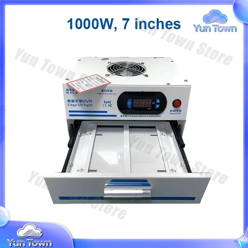 1000W 2000W UV Curing Lamp for Samsung iPhone Mobile Phone Repair UV Light Box LED Curing Oven for Electronics Repair Tools