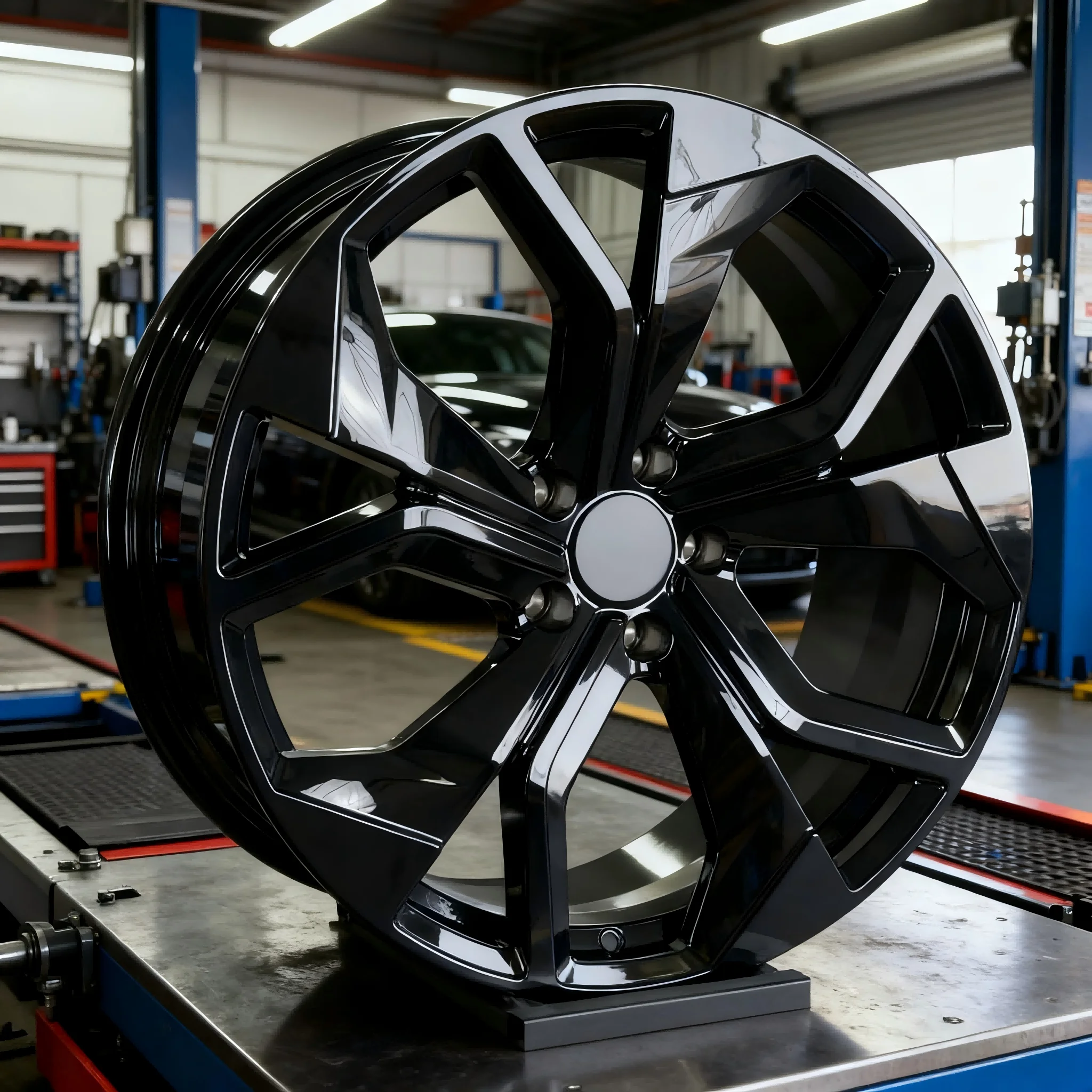 سبائك الألومنيوم عجلات مزورة لسيارات الركاب PCD 120 مللي متر عرض 9J-9.5J ET 45-49 مللي متر للاستبدال/الإصلاح #2