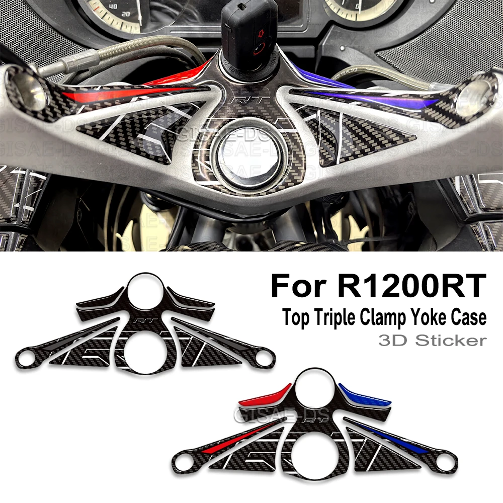 Tank Pad Kit Knee 3D Stickers Decals Fairing Fender Mudguard Trunk Luggage Cases For BMW R1200RT R 1200 RT R1200 Accessories