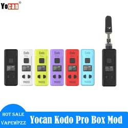 Original Yocan Kodo Pro Box Mod 400mAh Battery 510 Thread Cartridge 10s Preheat Battery Electronic Cigarette OLED Screen