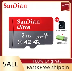 Ultra Micro Card 128GB 32GB 64GB 256GB 512GB A2 Micro TF SD Card SD/TF Flash Card 1TB 2TB U3 Memory Card Class 10 For Phone