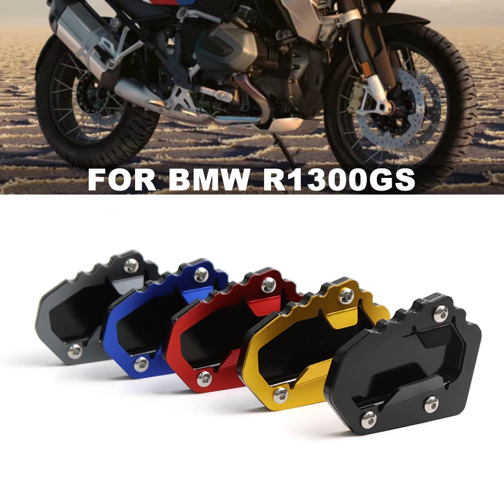 For BMW R1300GS Motorcycle Kickstand Foot Side Stand Extension Pad Support Plate For R1300 GS ADV Adventure GS1300 R 1300