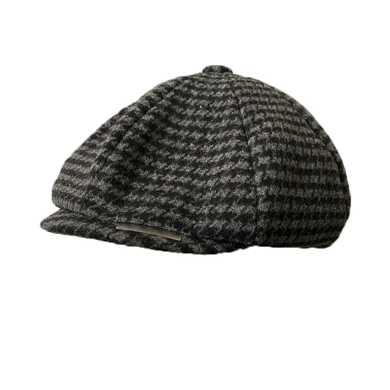 Vintage Men's Newsboy Cap With Blades Peaky Hats Women Men Berets