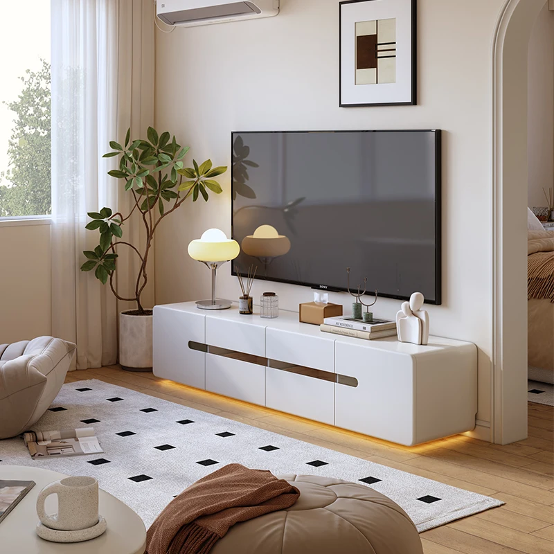 

Nordic White Tv Stand Cabinet Aesthetic Vertical Bedroom Holder Tv Stand Cabinet Floor Vertical Stojaki Telewizyjne Decorations