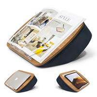 Laptop Desk, Wooden Laptop Desk, Home Portable Computer Desk, Bookshelf, Multi-functional Sofa, Bed Soft Pillow Stand