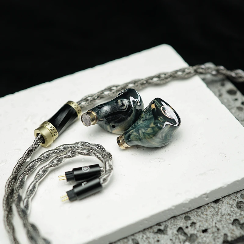 BGVP فانتوم طبعة خاصة 8 السائقين EST BCD داخل الأذن شاشات هجينة توصيل العظام تغيير درجة الحرارة الإسكان سماعة