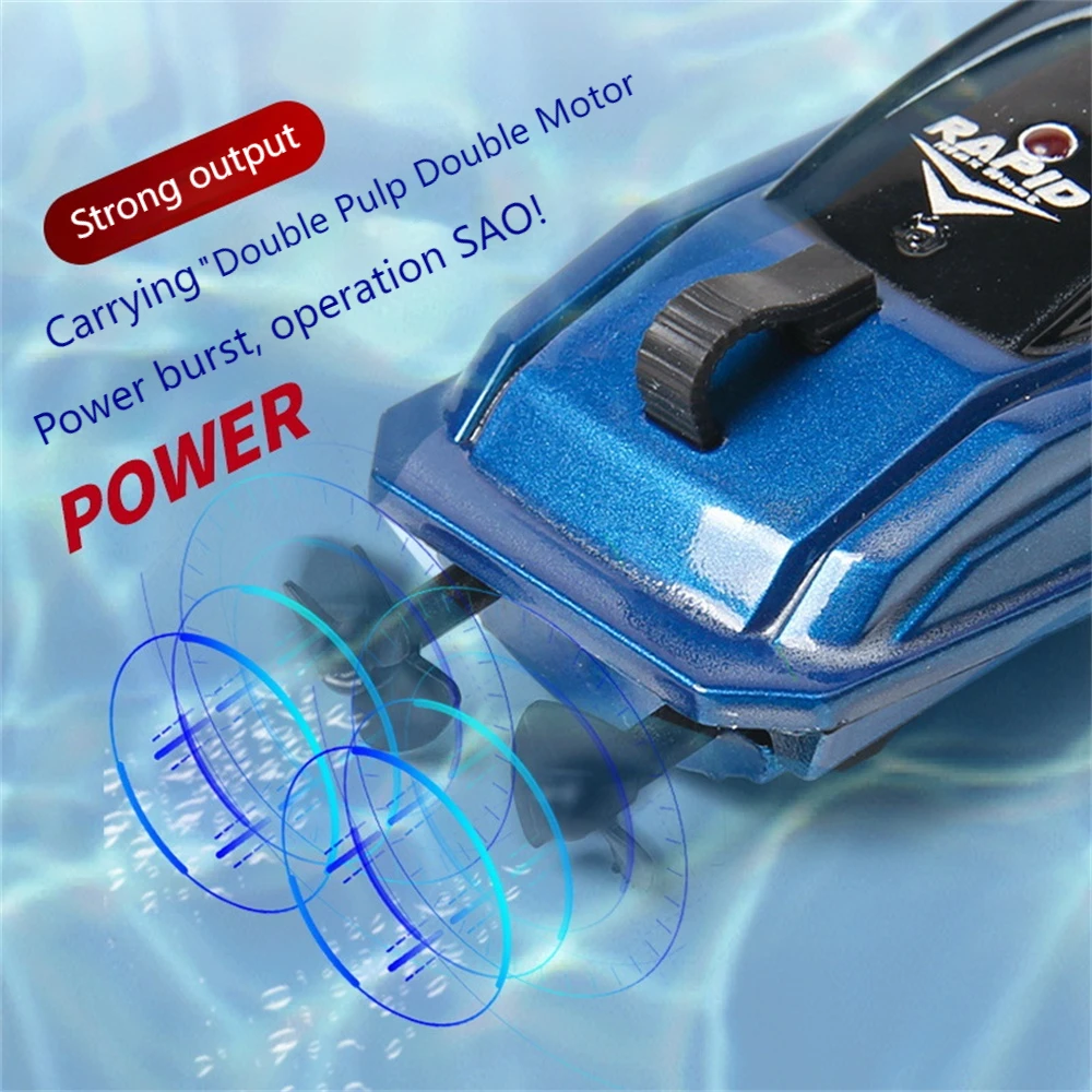 Children's toys mini remote control boat water speedboat electric model can be launched into the water children's gift