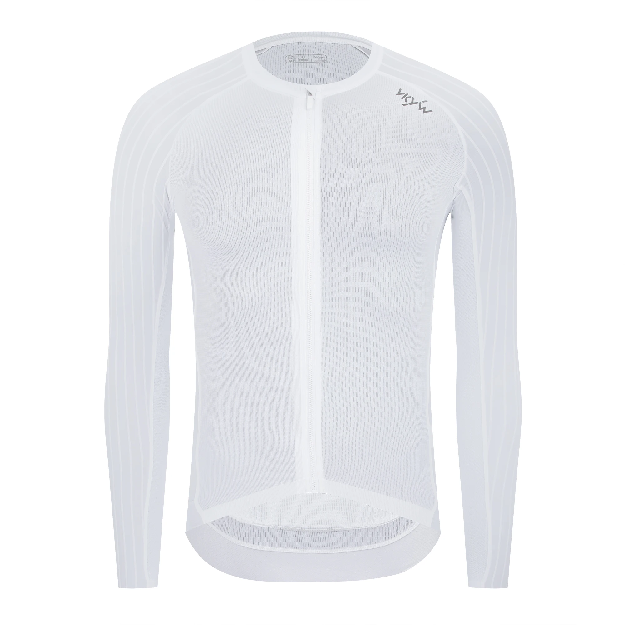 YKYWBIKE Herren-Radtrikot Langarm 2026 Rennrad-Shirt YKK Fahrradtrikot Atmungsaktiv Aerodynamisch Raglan-Ärmel – Detail 11