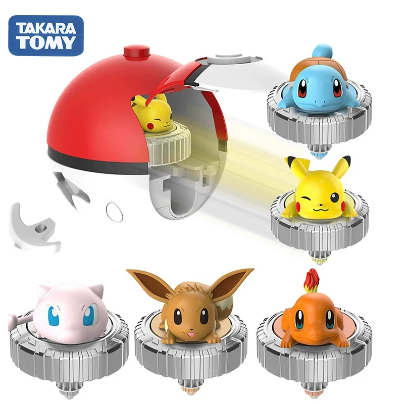 タカラトミー-子供向けのポケモンスピニングトップおもちゃ,エルフボール,流行のフィギュア,バトルモデル,アニメーション周辺機器,漫画の誕生日プレゼント