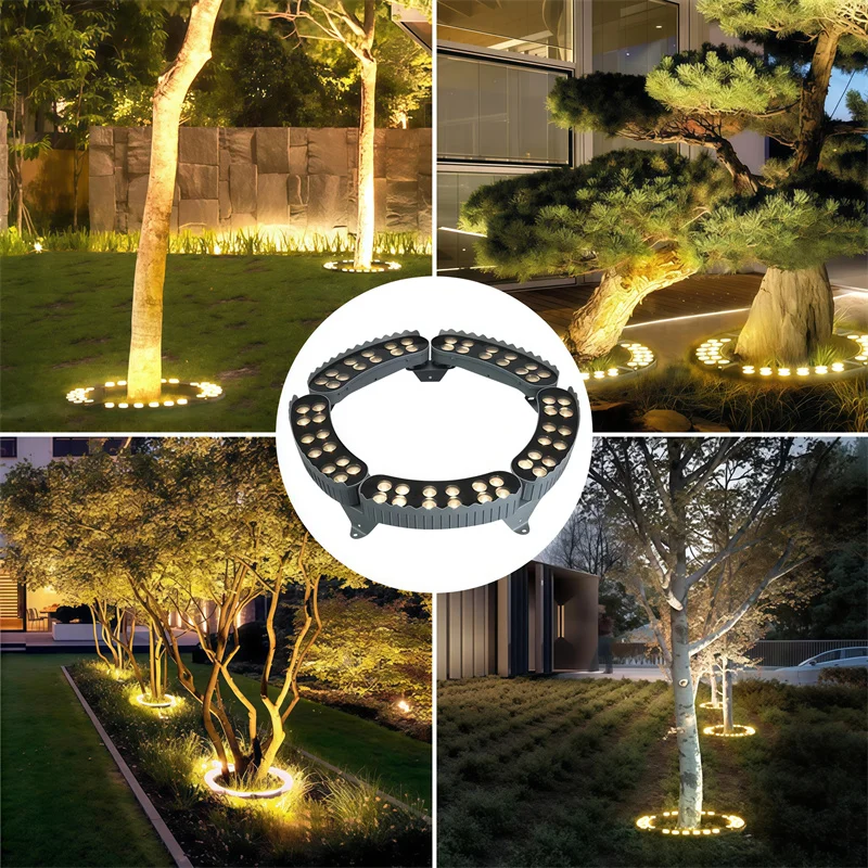 Outdoor LED Lawn Lamp IP65 Waterproof Garden Tree Hug Light for Path Yard Landscape Night Decor Home Garden Lighting Terrace