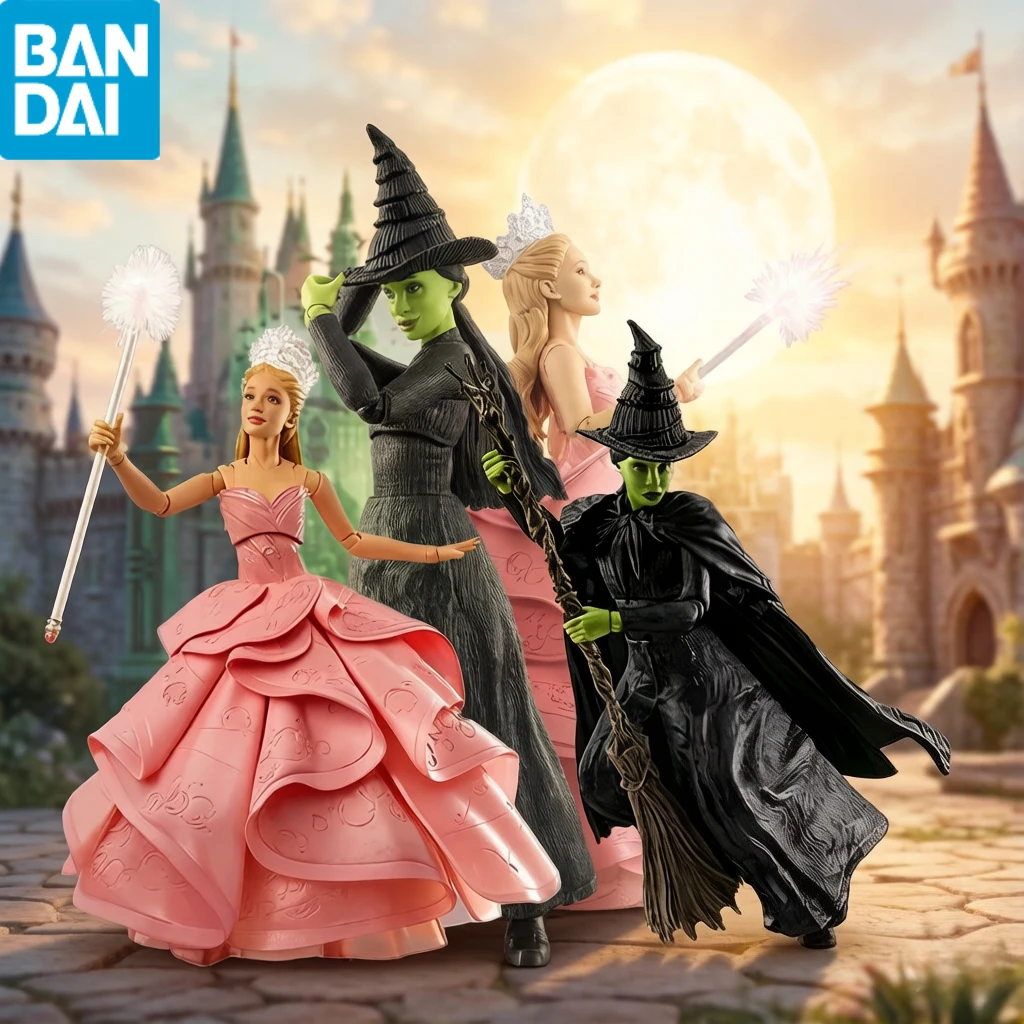 

Original BANDAI Spirits S.H.Figuarts Wicked Glinda Elphaba Action Figure Toys for Boys Girls Gift Collectible Model Ornaments