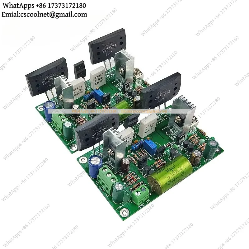 k06 Ghxamp HIFI Classic Discrete Amplifier Board Audio AMP 35V/us 2SC2922 Dual 24V-50V 1 Pairs Audio Power Design Manual