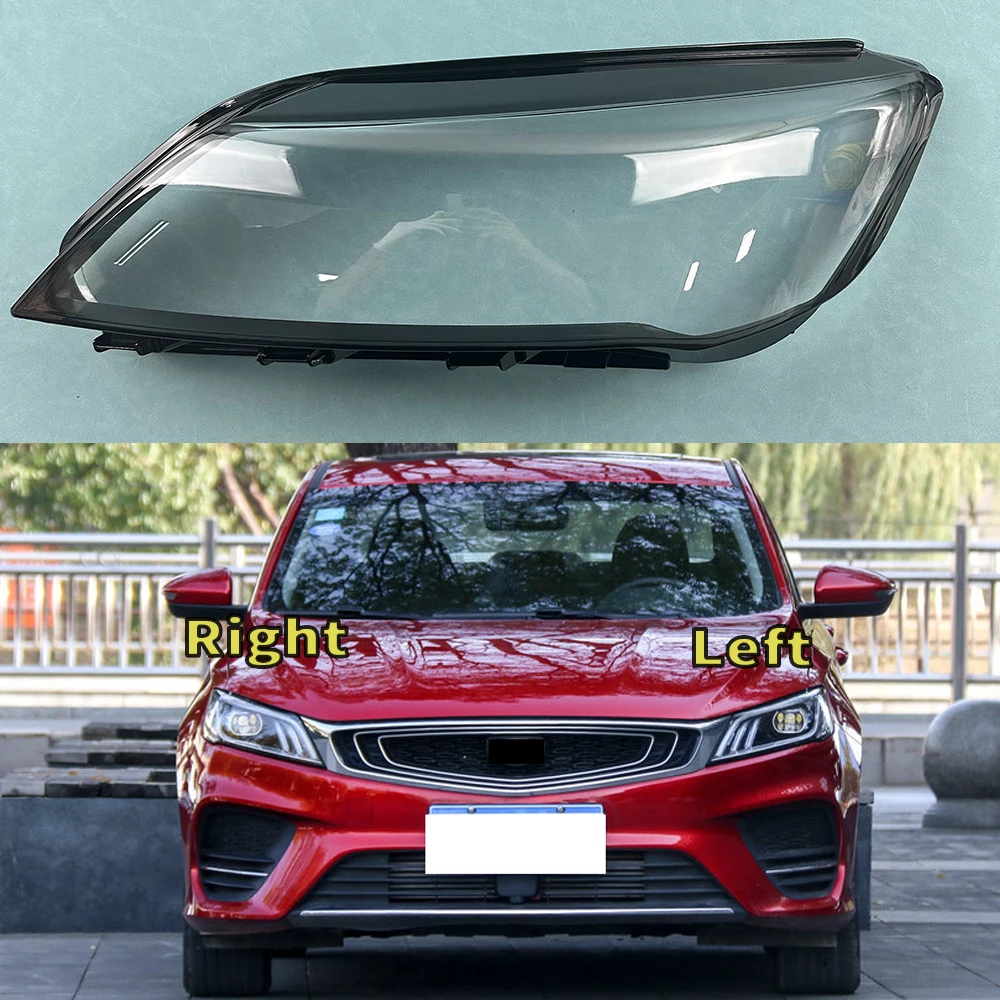 

For Geely Binray 2018-2021 Transparent Headlight Cover Lampshade Headlamp Lamp Shell Plexiglass Replace Original Lens