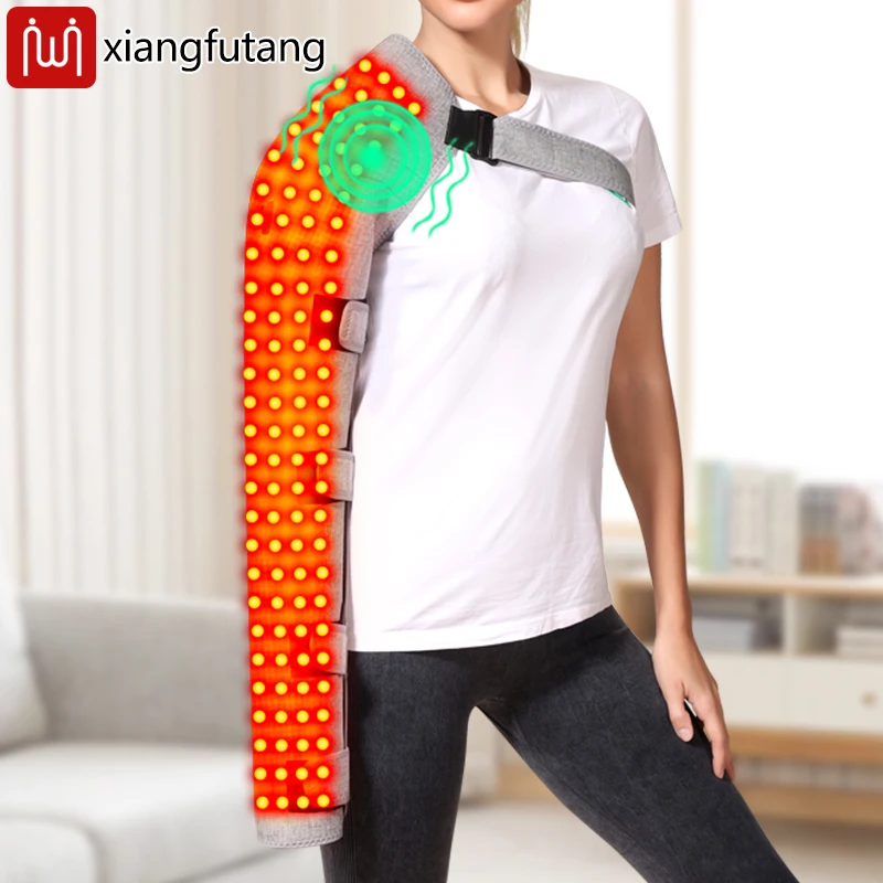 

Нагревательная терапия красного света, обертка для рук, таймер и массаж с 3 передачами, уход за руками, облегчает боль в мышцах, жесткость суставов для любителей фитнеса и пожилых людей