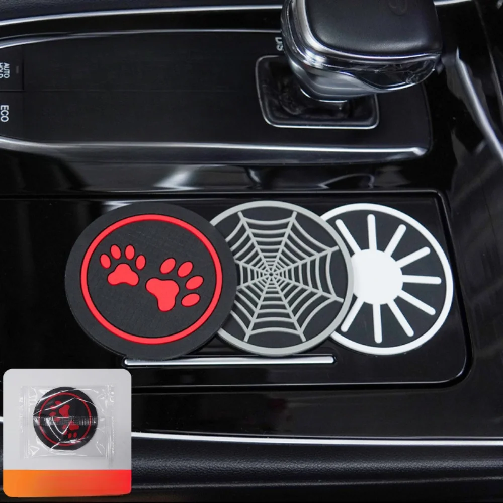 1 قطعة وسادة كأس الماء للسيارة غير قابلة للانزلاق لحامل الزجاجة كوستر السيارات الداخلية المضادة للانزلاق حاملي الأكواب #3