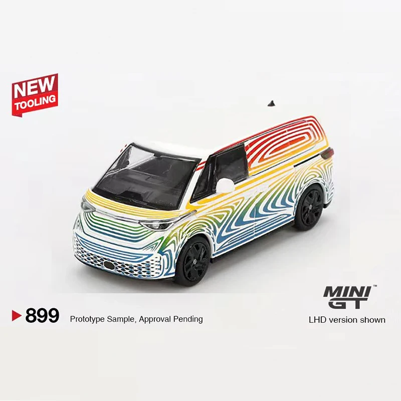 PreSale MINIGT 899 1:64 ID BUZZ Prototype Rainbow Diecast Model Collection Toys