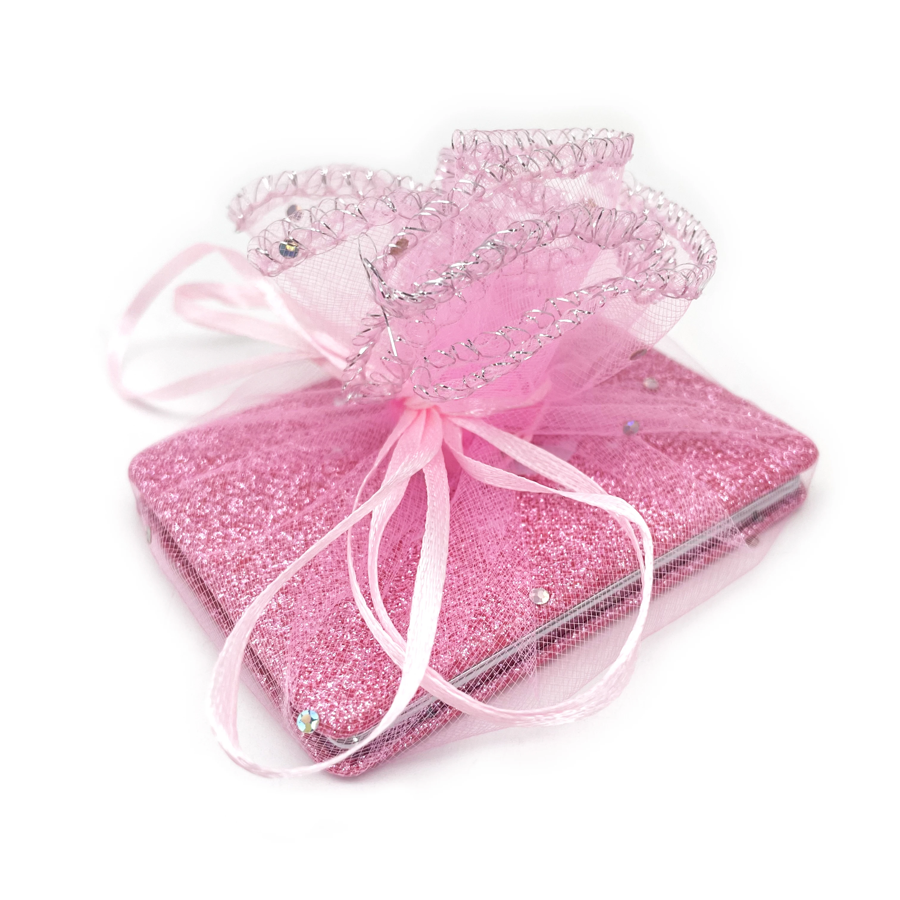 36 قطعة 25 سنتيمتر الرباط جولة الأورجانزا مجوهرات الحلوى الحقيبة حفل زفاف لصالح حقائب للهدايا