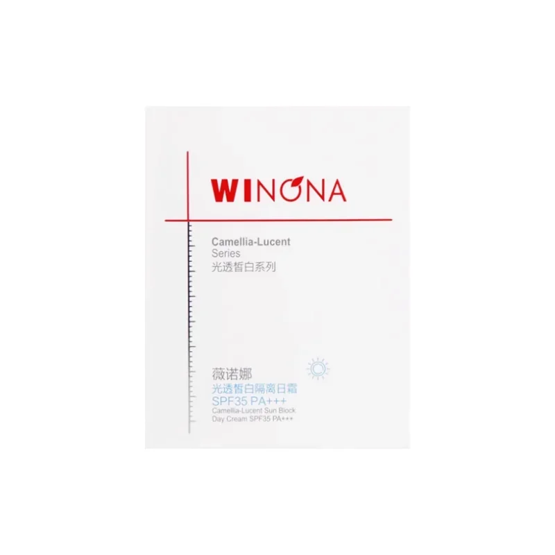 

Солнцезащитный крем Winona Camellia-lucent Series SPF35PA+++, осветляющий, восстанавливающий, улучшает тьмяность, осветляет пятна, корейский уход за кожей