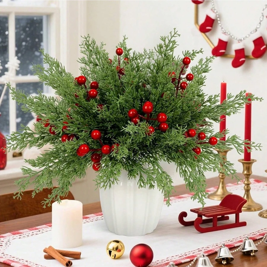 40/80 Pcs Artificial Holly Lit - огляд і ціна Christmas Tree Artificial