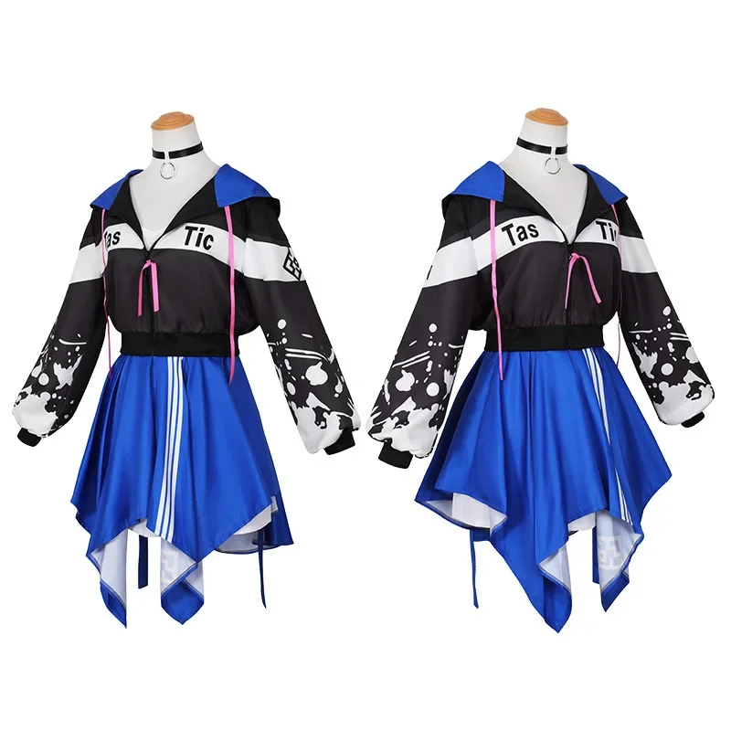 Progetto Sekai Colorful Stage prow Vivid Bad Squad Miku outfit Project Diva Cosplay donna Sportswear gonna Halloween Party Wig