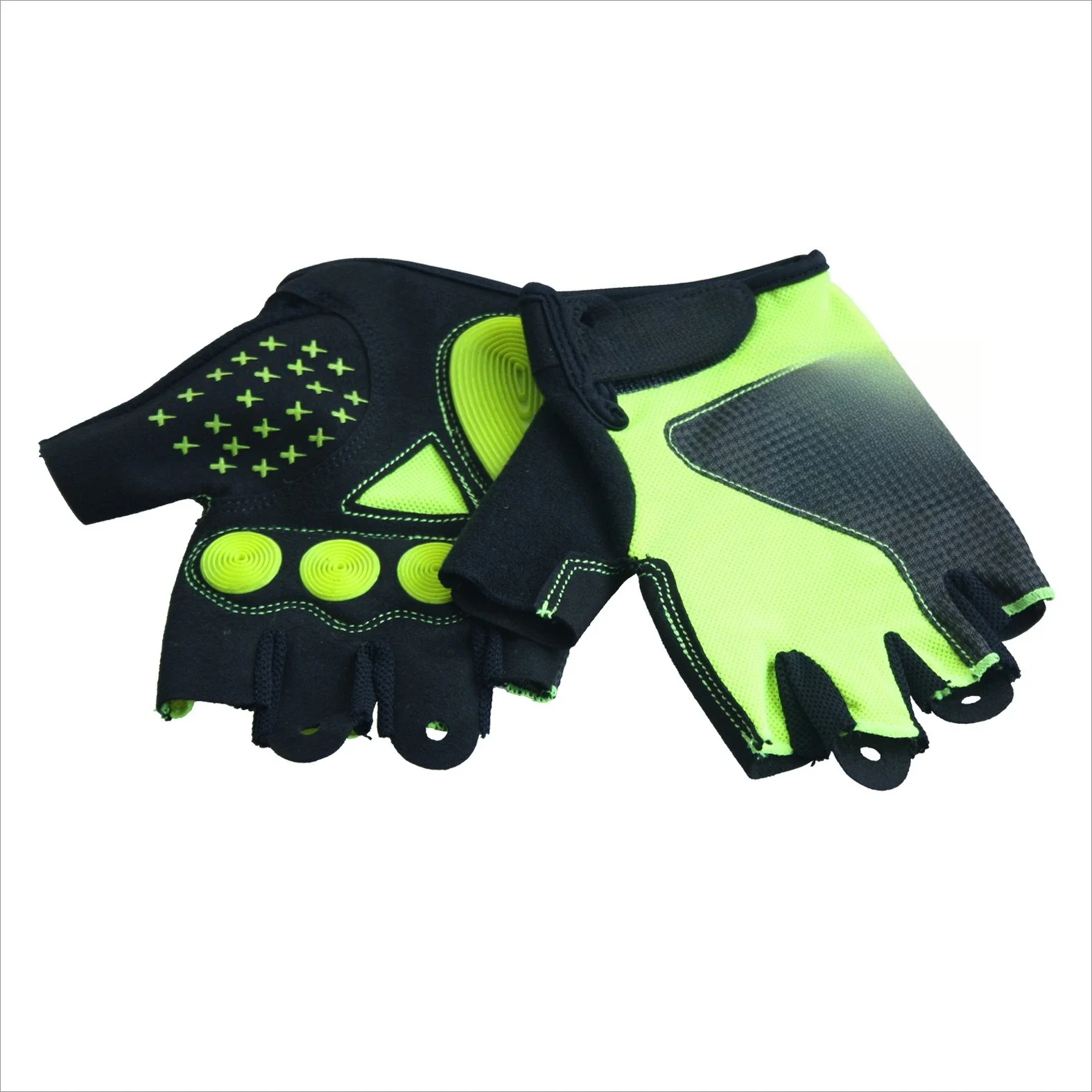 Cycling gloves, half-finger bicycle men's and women's summer and autumn bicycle gloves, non-slip shock-absorbing mountain bike