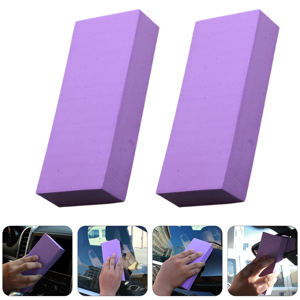 

2 Pcs Detergent Car Wash Sponge Dad Foam Cleaner Sponges for Cleaning Pva Scrub Scrubber
