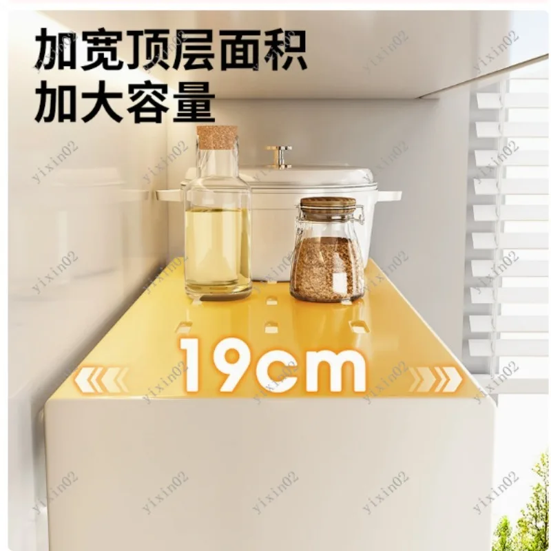 Foldable Under Cabinet Storage Rack Magnetic Wall Mount Kitchen Shelf for Spice and Utensils