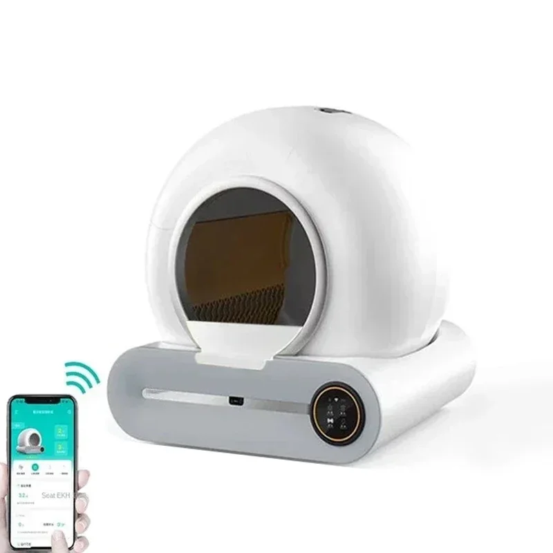 

Ti Pro Smart Automatic Cat Box Self-Cleaning Electric Pet Toilet with App Plastic Cat Products