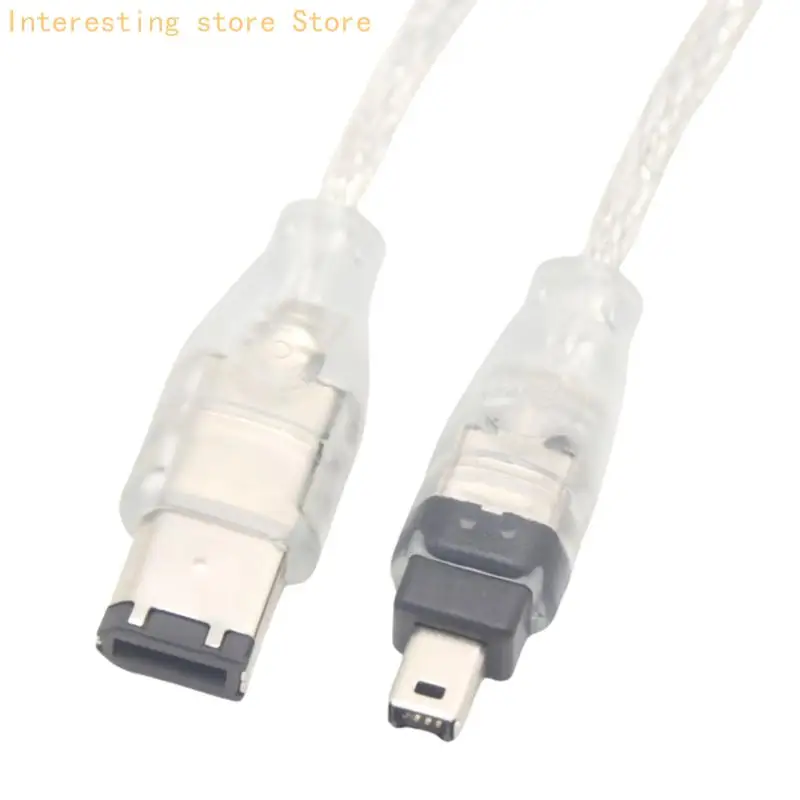Universally USB To 1394 FireWire Cable USB To 1394 Data Cable Compatible for Most Cameras Digital Video Editing 55KC