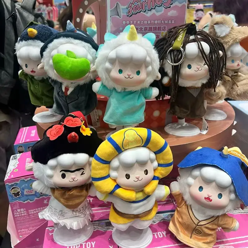 

Официальная серия фигурок Juanjuansheep Art Journey, коллекционная игрушка-сюрприз в закрытой упаковке, милый кулон для рюкзака, подарок для девочек на день рождения