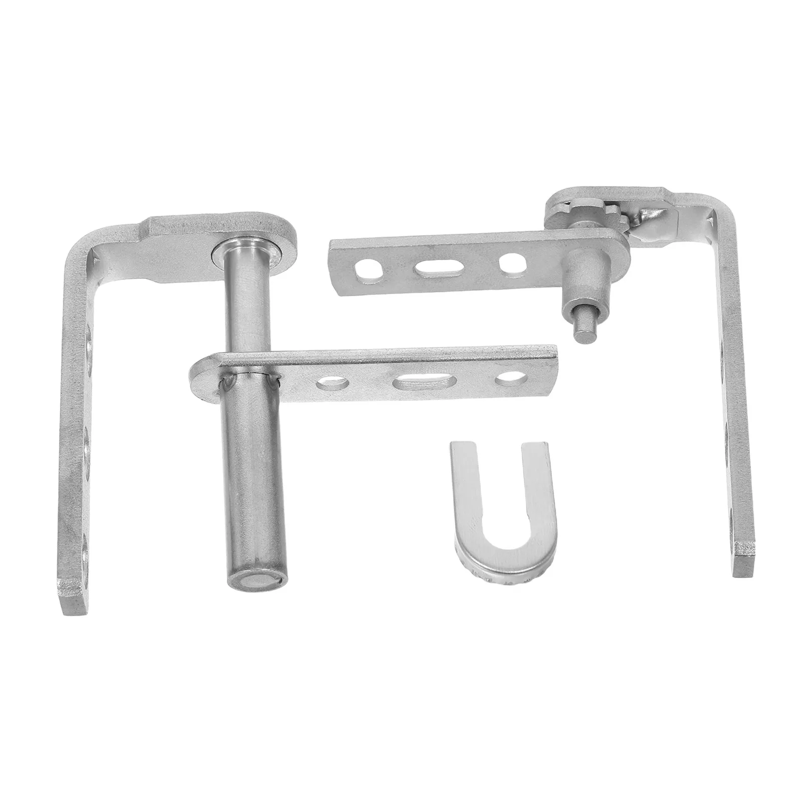

2pcs Stainless Steel Saloon Door Hinges Swinging Gravity Self-Closing Hardware Replacement Louvre System Dual Directional Heavy