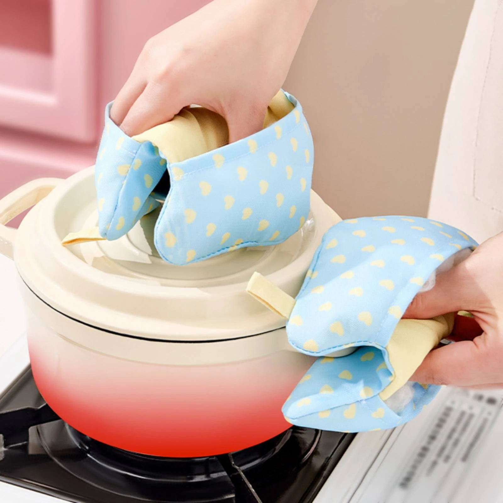 Porta ollas de lona con asa pa - Kitchen Oven Baking Pans reseña y precio