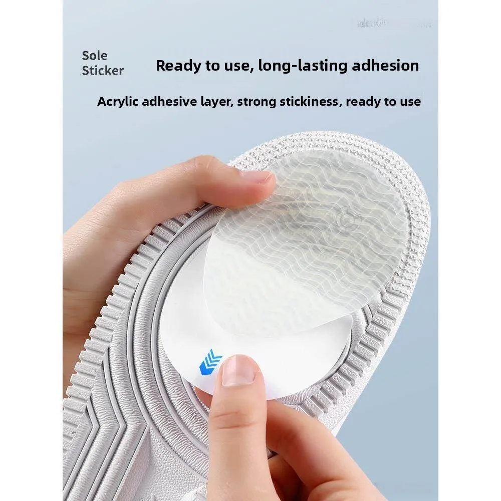 Thickened Rubber Anti-slip Anti-wear Adhesive Sole Pads for Men And Women Sports Shoes Accessories Quiet Cow Tendon Design