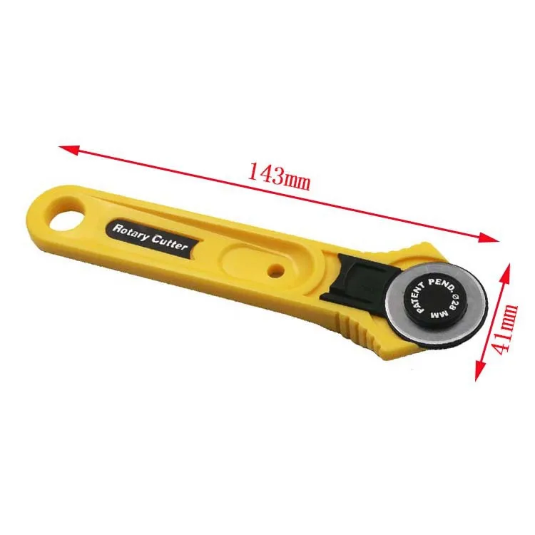 28mm 45mm Rotary Cutter Patchwork Roller Wheel Round Knife With Scale Leather Craft Fabrics Cloth Cutting Tailor Tools