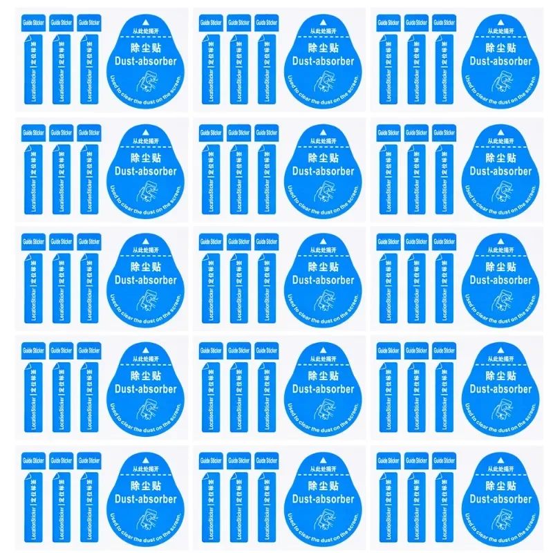 50-1Pcs Dedust Absorber Sticker for LCD Screen Cleaning Camera Len Tablet Watches That Need Protection Film Dust-Absorber Paper