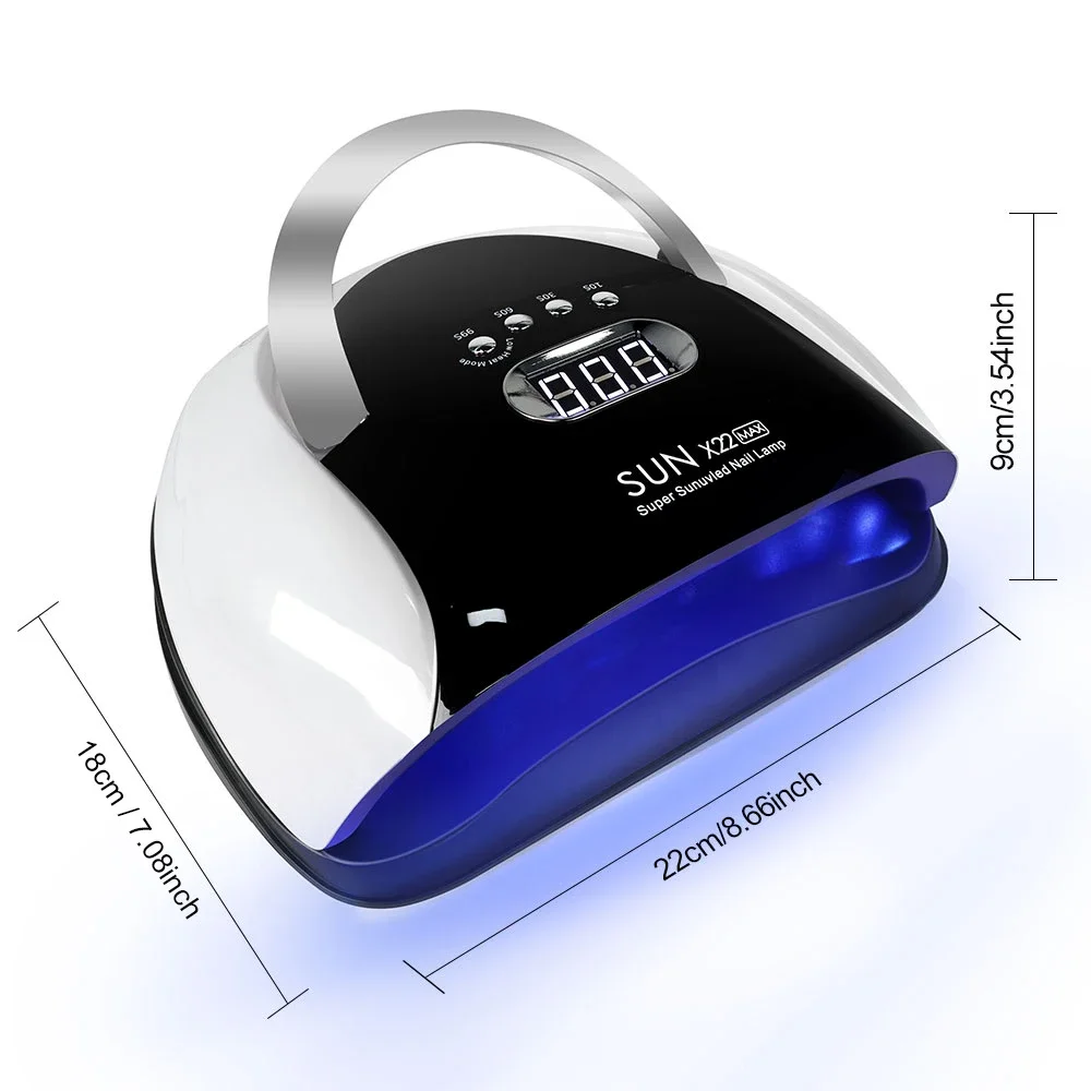 72 LED UV Nail Art Lampe mit automatischem Sensor Nageltrockner zum Aushärten von Gellack Professionelles Nail Art Machine Light