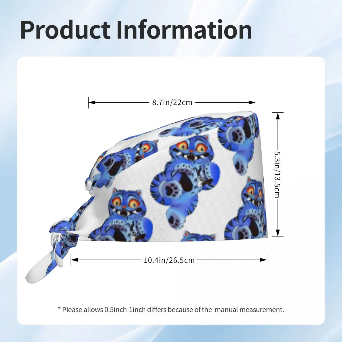 Work Scrub Cap KPop Demon Hunter Nursing Hats Unisex Women Demon Trendy Medical Hat Soft Elastic Tie Back Design Working Caps