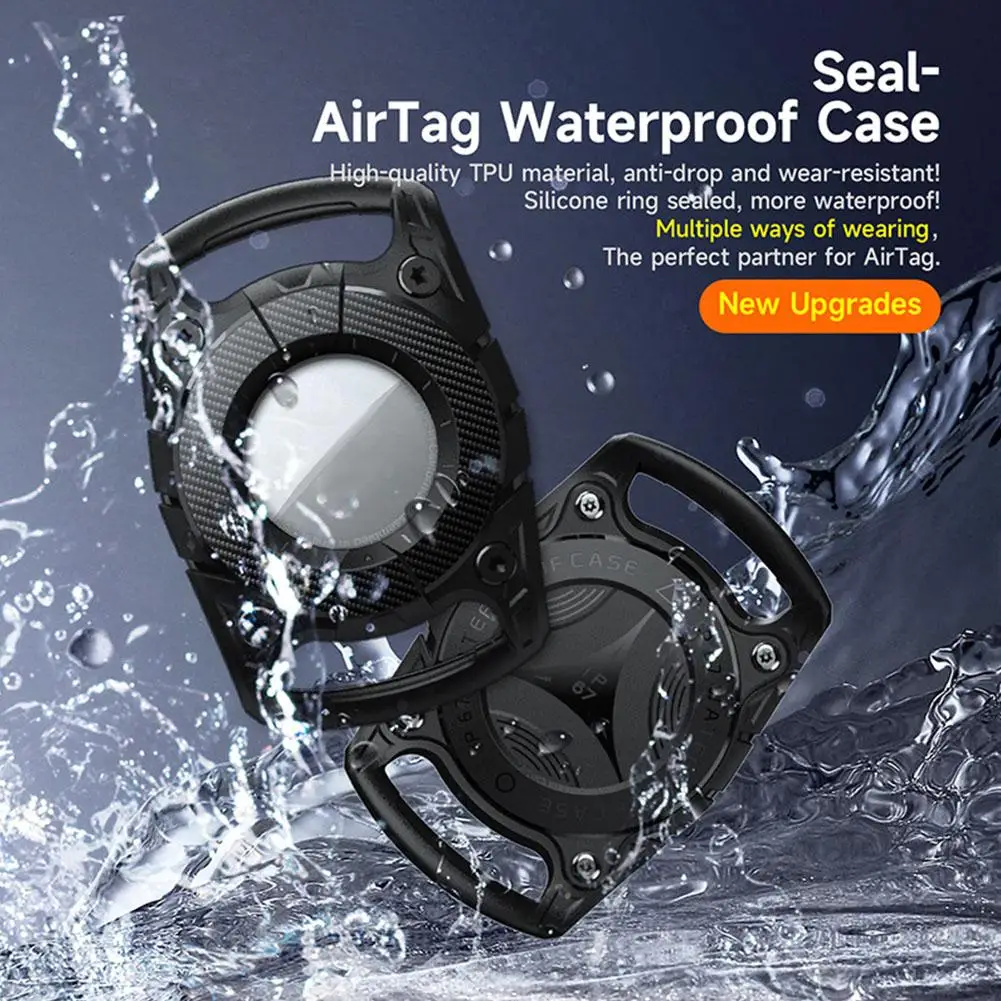 Waterproof Protective Case for airtag Holder Anti-lost Tracker Cover GPS Finders Accessories Screw Lock Drop Resistant