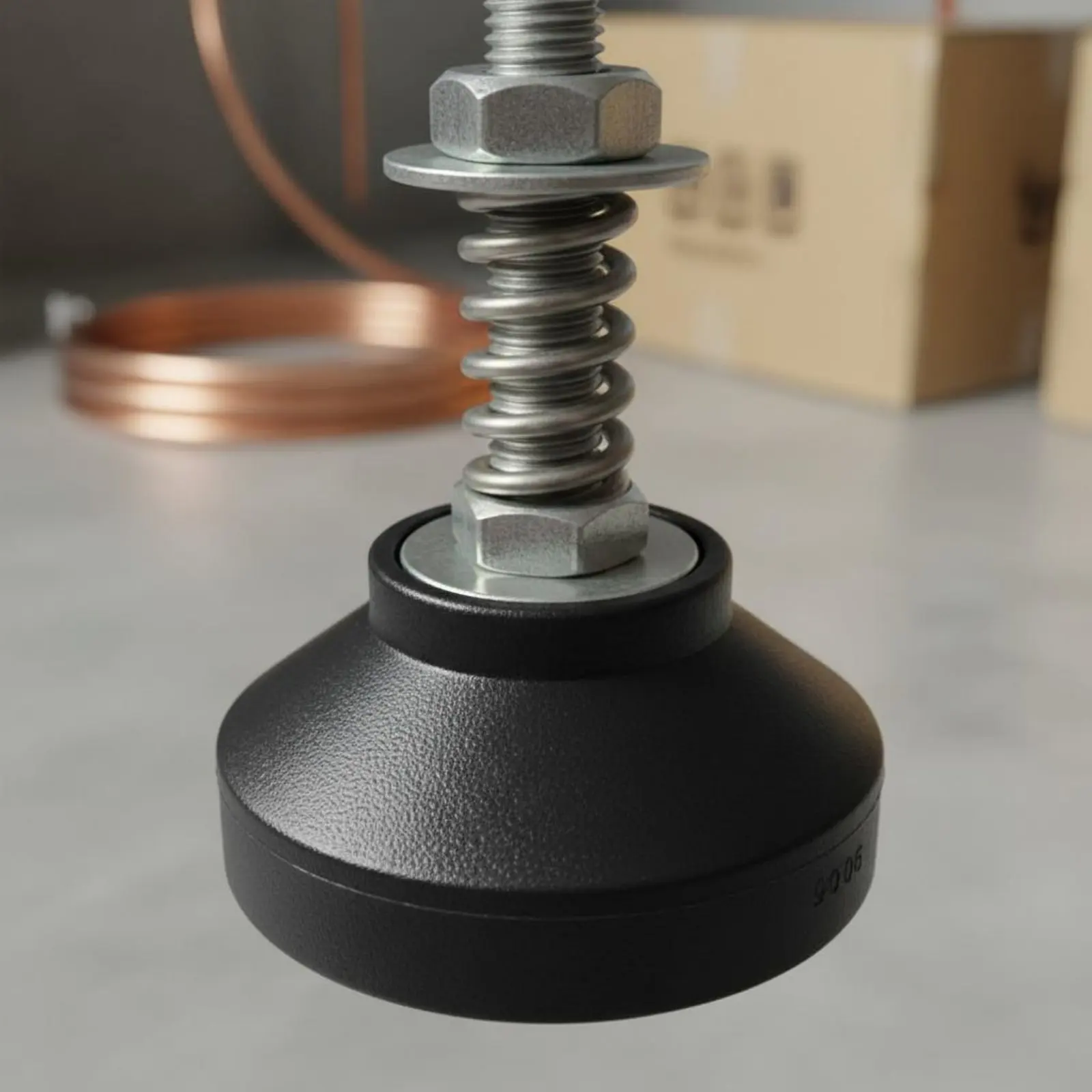 Air Cooling Oscillation Damper Noise Reducing Air Cooling Condenser Mount Rubber Shock Absorber Pad Long-Lasting for Workshop - view 6