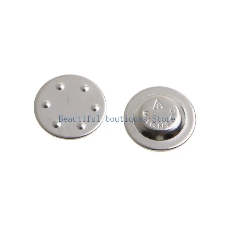 U4LF 20 Pieces Magnetic Name Badge Holder Round Name Badge Magnet Adhesive Name Tag Holder ID Badge Holder Magnet Tag