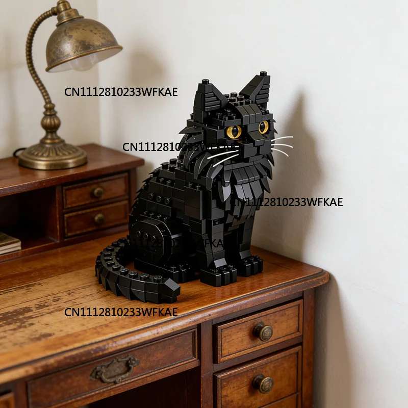 animal-shape-building-blocks-assembled-maine-coon-cat-model-art-decor-gift-for-all-ages