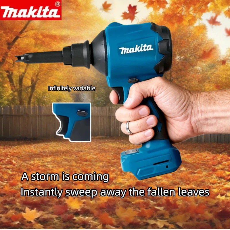 makita-das180-18v-lxt-cordless-high-power-dust-removal-gun-compact-air-blower-for-narrow-spaces-tool-only）
