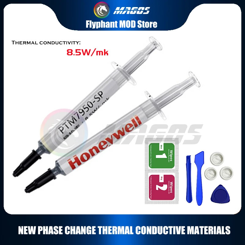 

8.5W/m-k 3g 5g Honeywell PTM7950SP Thermal Conductive Silicone Paste GPU CPU Thermal Paste Notebook Cooling Silicone Grease