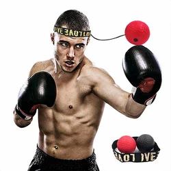 Boxing Reaction Ball MMA Sanda Training Hand-eye Speed Reaction Gym Muay Thai Fitness Practice Props PU Ball Agility Exercises