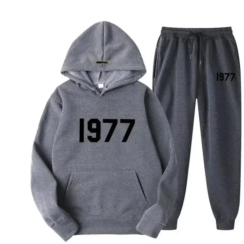 Men's Casual Sportswear Sets, Comfortable and Fashionable Jogging Suits, Sweatshirts and Sweatpants for Autumn and Winter