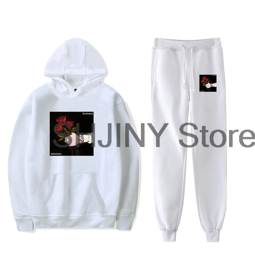 Tito Double P Rosones Album Hoodies Jogger Pants Two Piece Set Sweatshirts+Sweatpants Women Men Trendy Outfit Sets